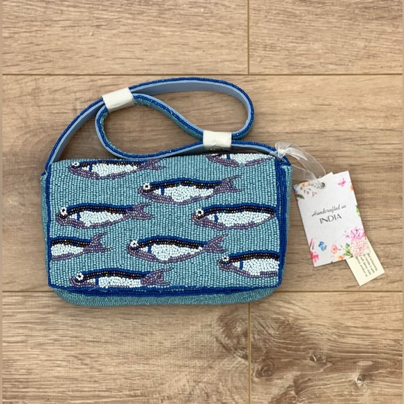 Viral Sardine Beaded Bag - Picture 1 of 6